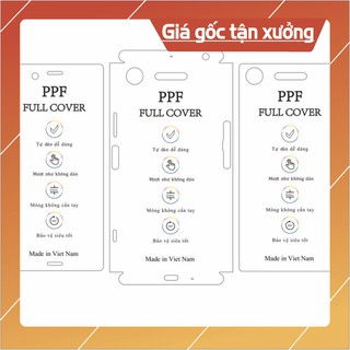 Dán dẻo ppf sony xz1 có mặt trước