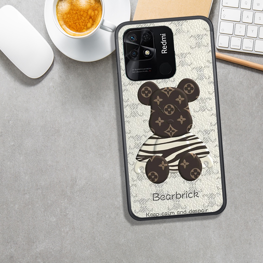 ỐP LƯNG REDMI 10A. IN HÌNH GẤU BEAR@BRICK BAO NGẦU, ĐẸP.