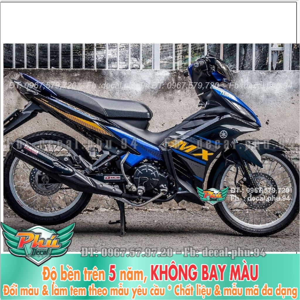 Tem Rời Ex 135 Mx xanh đen (K) -1