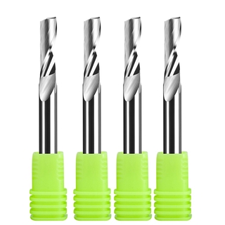 6mm Shank 1 Sáo Phay Cắt Để Đánh Bóng Nhôm Thép Vonfram CNC Công Cụ Khắc Cuối Mill Cắt Cho Nhôm