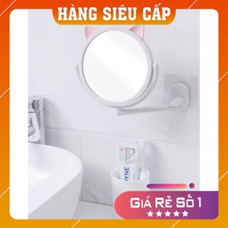 Gương trang điểm ❤️𝑭𝒓𝒆𝒆𝒔𝒉𝒊𝒑❤️Gương tai mèo dán tường, gương nhà tắm Dán tường