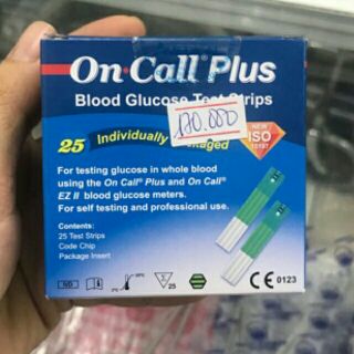 Que thử đường huyết On Call Plus 25 que uy tín chất lượng