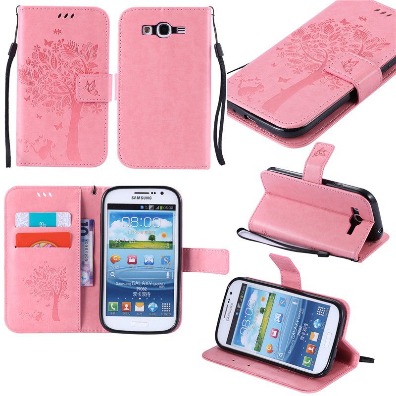 Samsung Galaxy Grand Neo Plus / GT-i9060 / GT-i9082 wallet flip phone casing