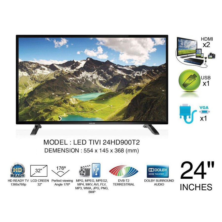 TIVI DARLING 24HD920T2 | BigBuy360 - bigbuy360.vn