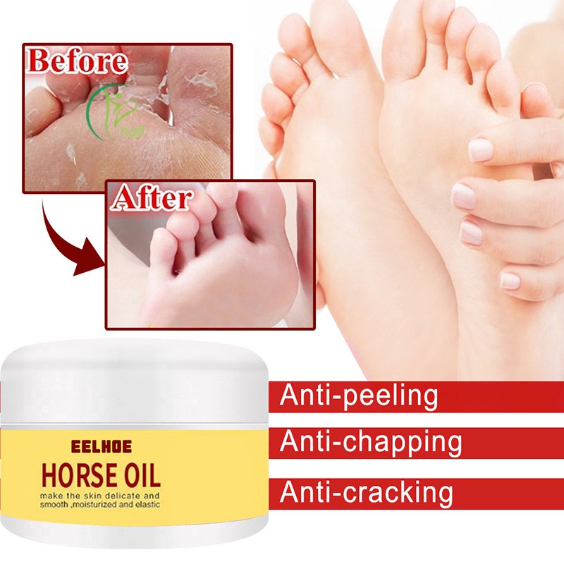 hgFl Horse Oil Foot Cream Anti Dry Anti Chapping Anti Cracking Smooth Repair Moisturizing Nourishing Foot Skin for People