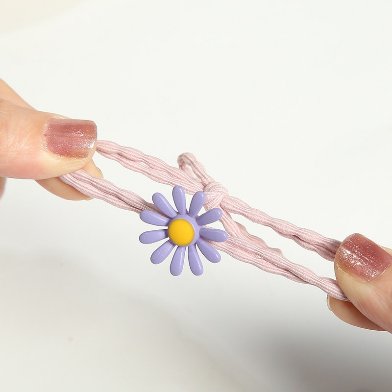 Dây buộc tóc hàn quốc cho bé bền đẹp dễ thương - Dây cột tóc hàn quốc đen cute
