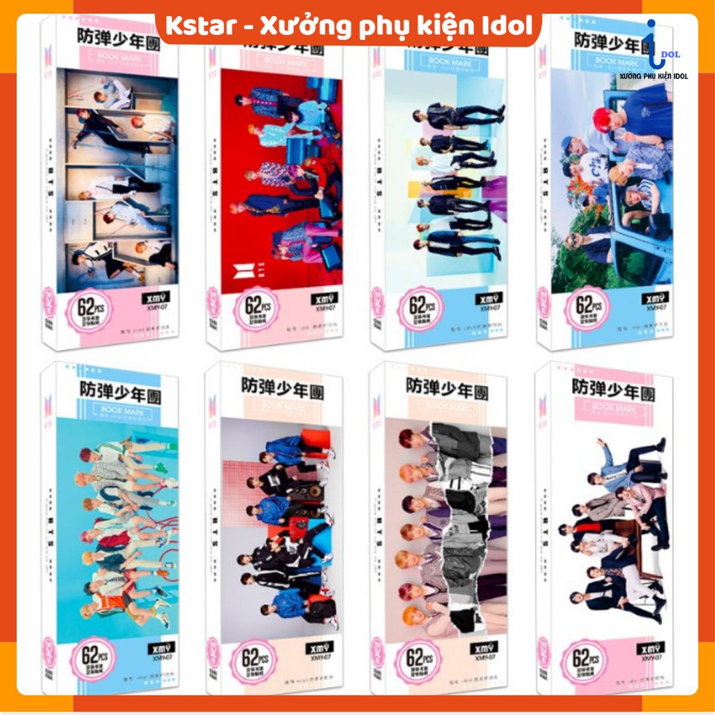 Card book mark in hình Bangtan