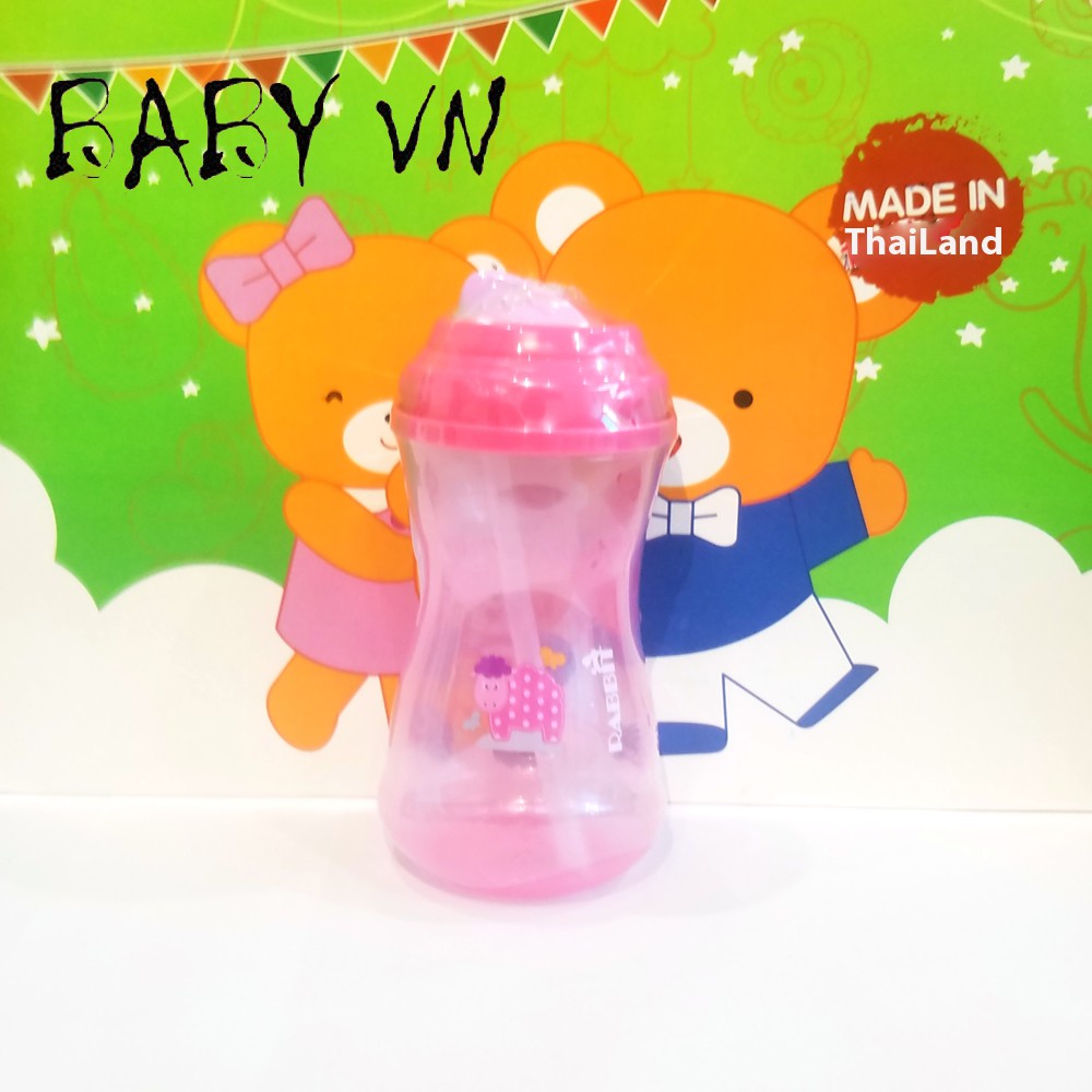 Bình nước quai hình thú 330ML - No26 - RABBIT - HACO BABY - BABY VN