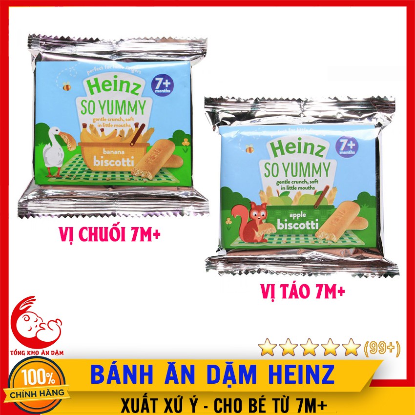 Bánh Ăn Dặm Heinz Đủ Vị Cho Bé Từ 7M+ - Date 2021