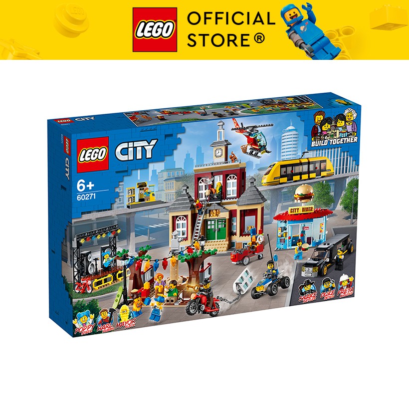 LEGO CITY 60271 Quảng Trường Thành Phố (1517 chi tiết)