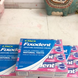 Fixodent( keo dán hàm giả )