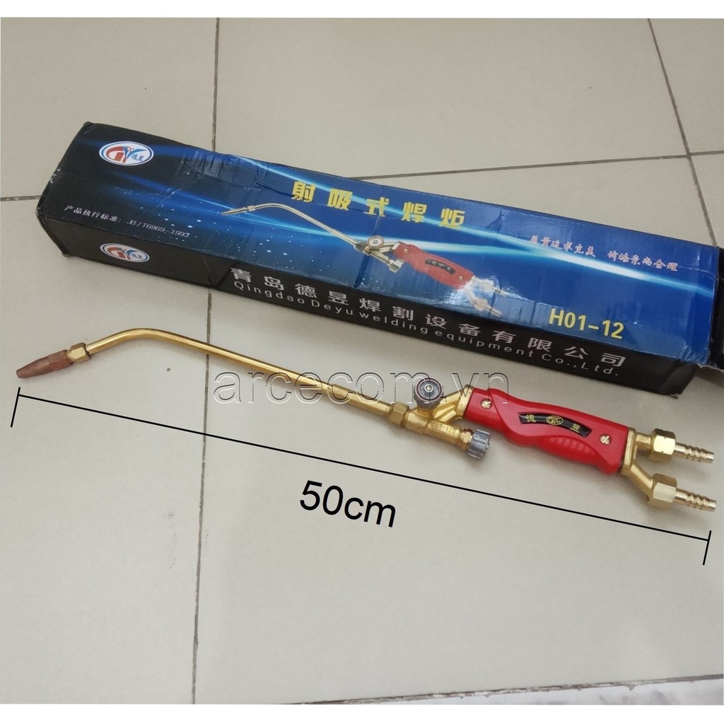 Bép hàn hơi H01-12 - Hộp 5 bép hàn gió đá M10x38mm