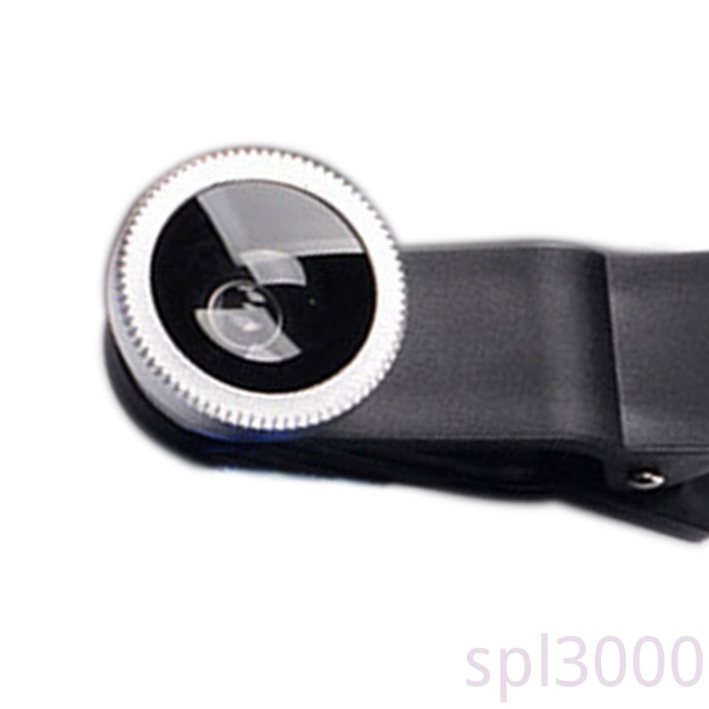 SPL-3-in-1 Universal Smartphone Camera Clip-on Lens Kit 180° Fish Eye Lens 0.67X Wide Angle Macro Lens