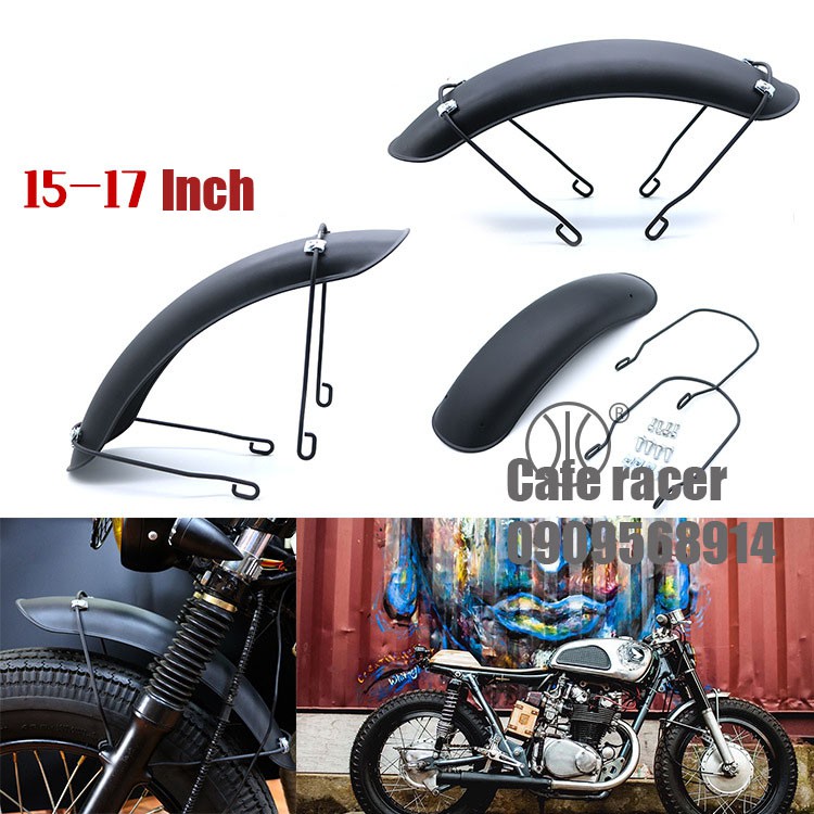 Chắn bùn trước dùng HJ125 GN125 GD110 YB125 CG125 Husky 125 mô tô bánh 15-17 inch 120mm