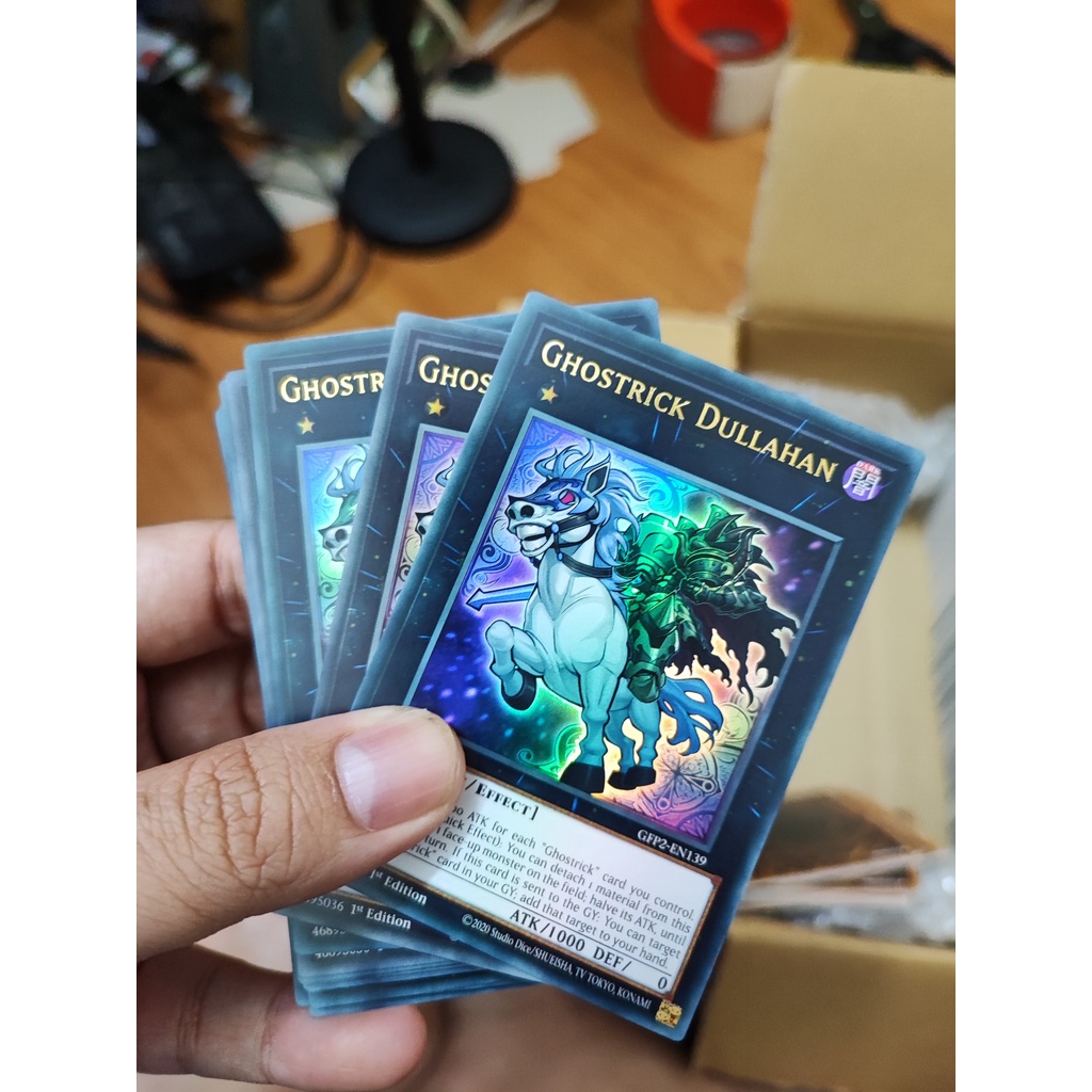 1 lá thẻ bài Ghostrick Dullahan - GFP2-EN139 - Ultra Rare 1st Edition