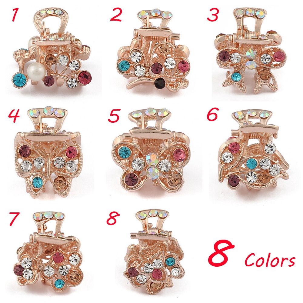 Kẹp tóc đính đá nhiều kiểu dáng xinh xắn thời trang