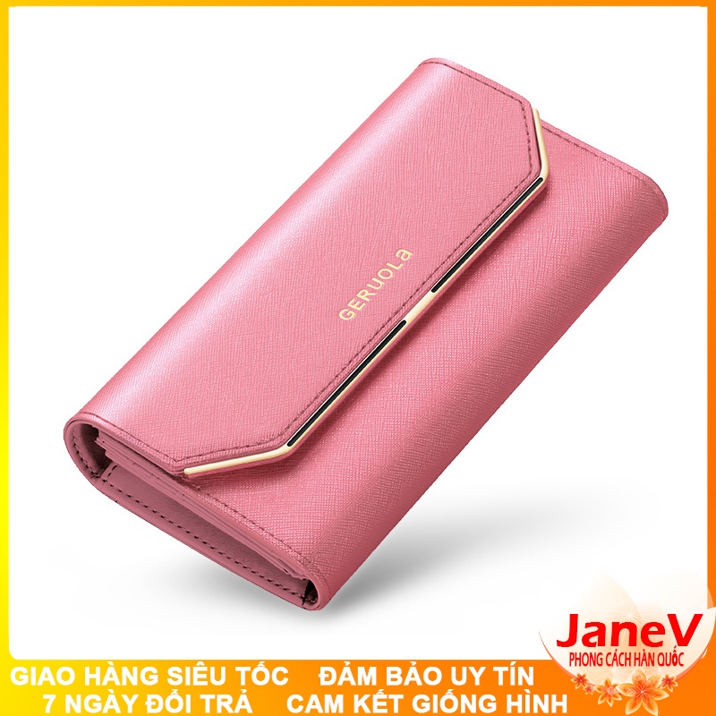 Ví Nữ Dài Da Bò Cao Cấp Chống Đánh Cắp Thông Tin Thẻ TVNN378