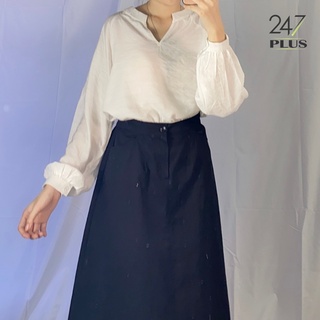 Áo Sơ Mi Tay Bồng Cổ V