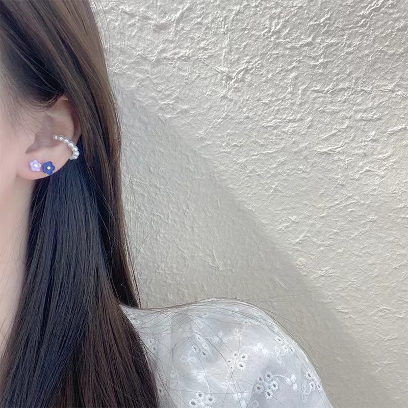 Bông Tai Hình Hoa Mạ Bạc 925 Thời Trang Mùa Hè Dành Cho Nữ