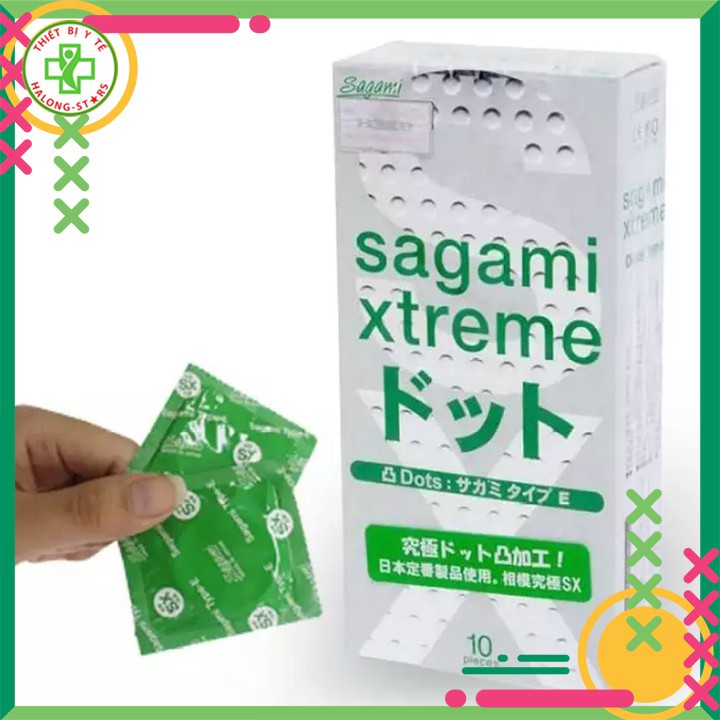 Bao cao su SAGAMI Xtreme White (Hộp 10 chiếc )[Halongstar]