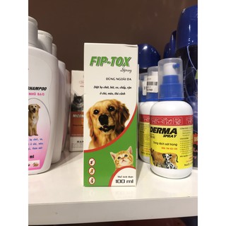 Fiptox - đặc trị diệt bọ chét, ve, rận chó mèo