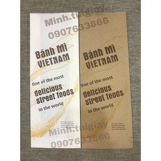 Túi giấy bánh mì 100 cái