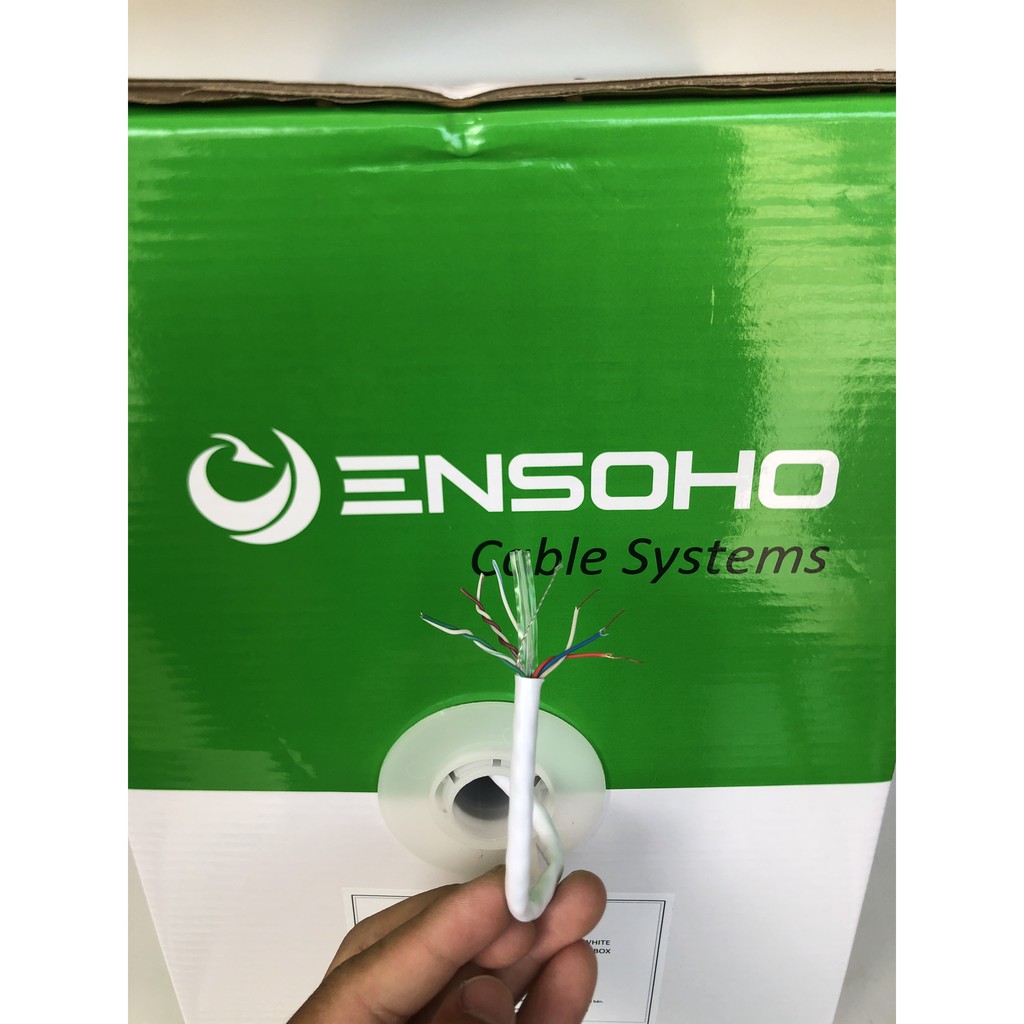 COMBO Dây Cáp Mạng Cat6 ENSOHO thường dùng Hệ Thống Mạng , Tòa Nhà kết lối Thiết Bị Mạng - Dây Cáp Mạng lan Chính Hãng