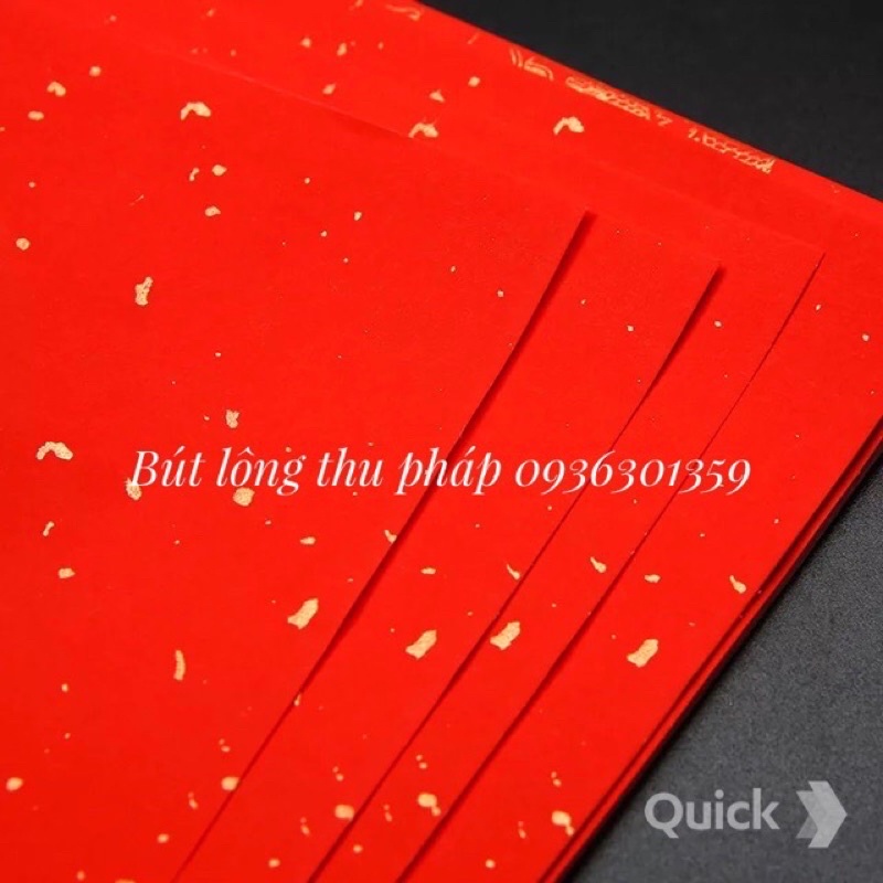 Giấy viết câu đối vạn niên hồng