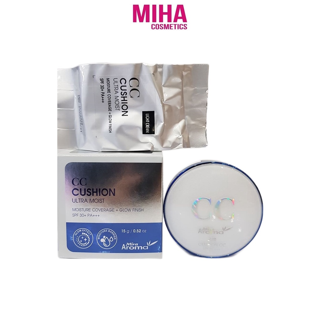 Phấn Nước 2 Lõi Trắng Da Kiềm Dầu Chống Nắng MIRA AROMA