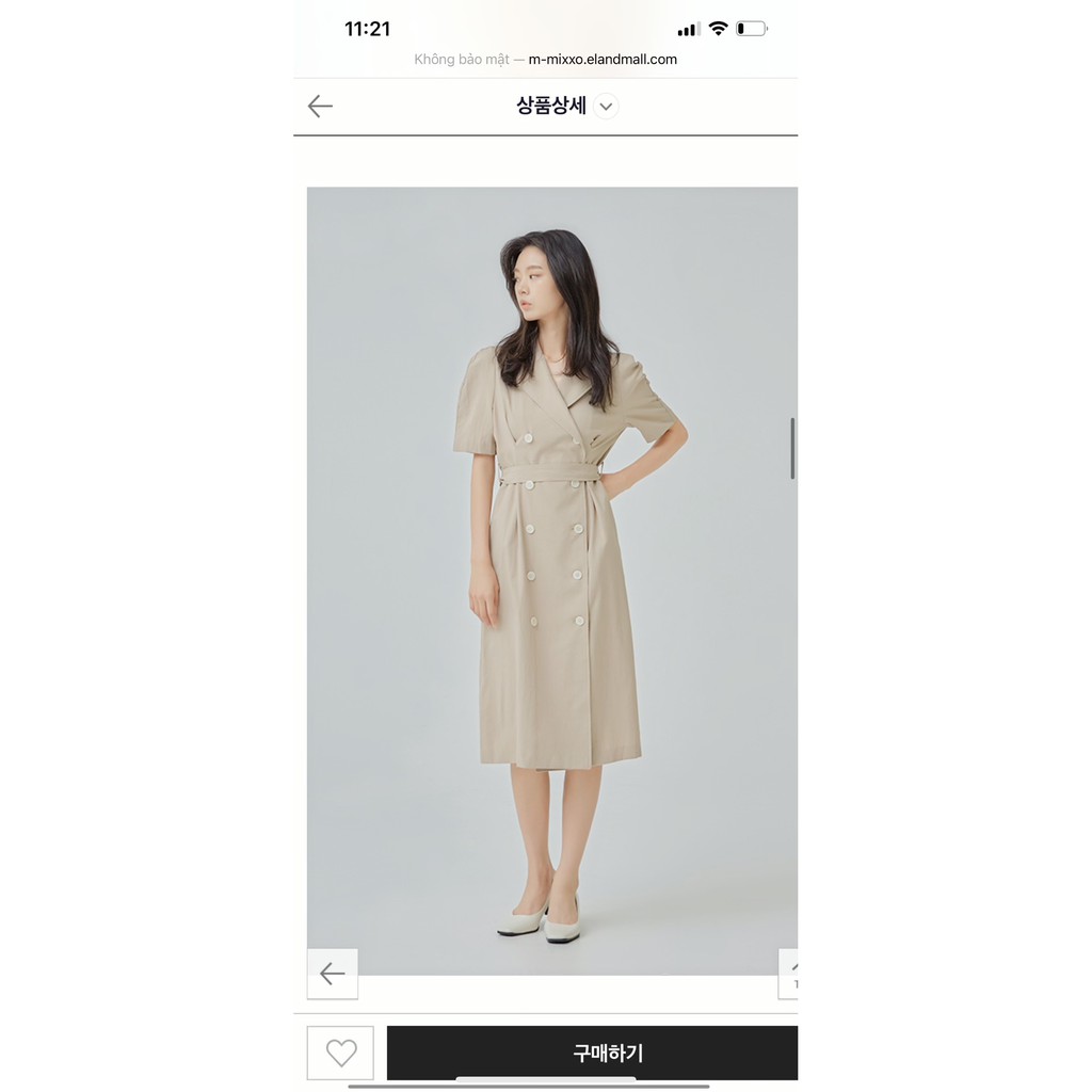 ĐẦM CỔ VEST MIX.XO KAMI | BigBuy360 - bigbuy360.vn