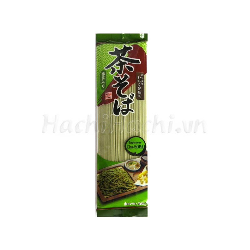 Mì Soba trà xanh 200g (Yamamori) - Hachi Hachi Japan Shop