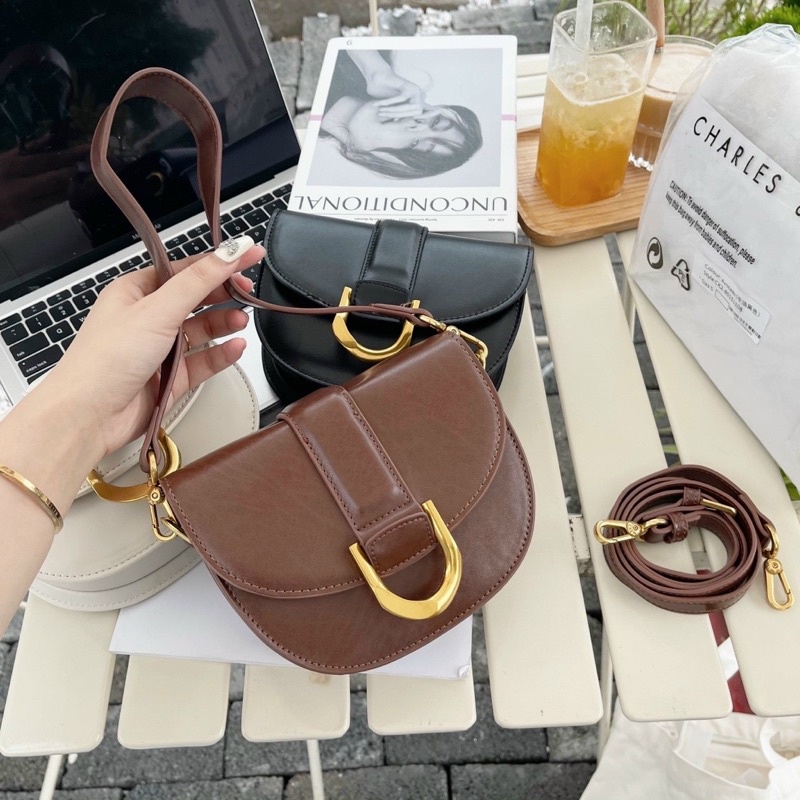 Túi Kẹp Nách Cnk, Túi Móng Ngựa Nữa Hottrend