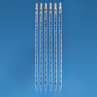 Pipet thủy tinh thẳng 100ml, 50ml, 25ml, 10ml, 2ml, 1ml