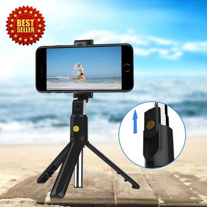 Gậy Chụp Ảnh Tự Sướng Kết Nối Bluetooth Kèm Điều Khiển Từ Xa | BigBuy360 - bigbuy360.vn