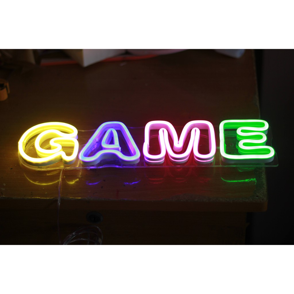 Đèn Neon Sign Game Trang Trí Phòng Game