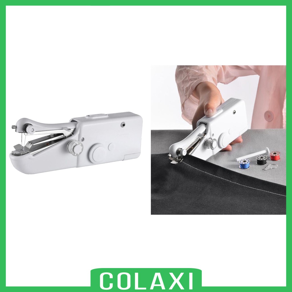 [COLAXI] Handheld Sewing Machine Portable Mini Electric Stitching Device Quick Handy