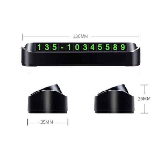 Bảng ghi số điện thoại gắn Taplo xe hơi - B003 | BigBuy360 - bigbuy360.vn