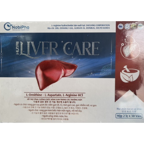 Liver Care Cường Chức Năng Gan, Dùy Trì Gan Khỏe Mạnh Hỗ Trợ Men Gan Cao, Gan Nhiễm Mỡ, Xơ Gan