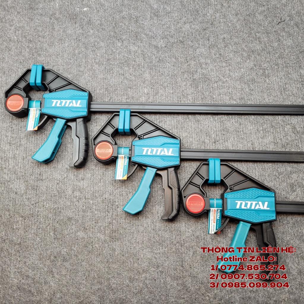 Thanh Cảo Kẹp nhanh Cảo kẹp gỗ POI 6 12 18 inches dài 150mm 350mm 450mm TOTAL INGCO THT134060-1-2-3 HQBC0160-1-2-3