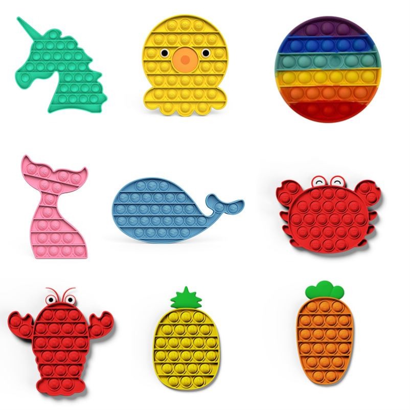Push Pop it fidget toy Fidget Stress Toys Push pop it Bubble Sensory Toy Chứng tự kỷ