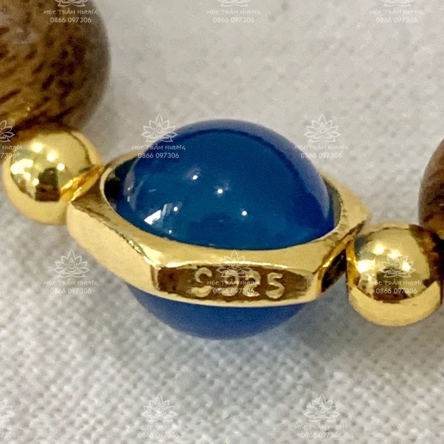 Vòng Trầm Hương Tròn Đơn KIM BẢO Trợ Mệnh Size 6/7/8/10mm - Đá Phong Thủy - Chính Hãng | MTH JEWELRY