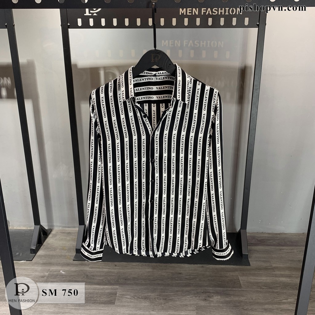 Áo sơ mi nam dài tay họa tiết ngẫu nhiên, chất lụa đẹp hàng cao cấp htstore | BigBuy360 - bigbuy360.vn