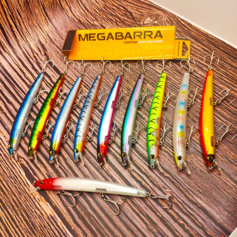 Mồi câu Megabarra Thorne 130mm 14.5g Floating Minnow