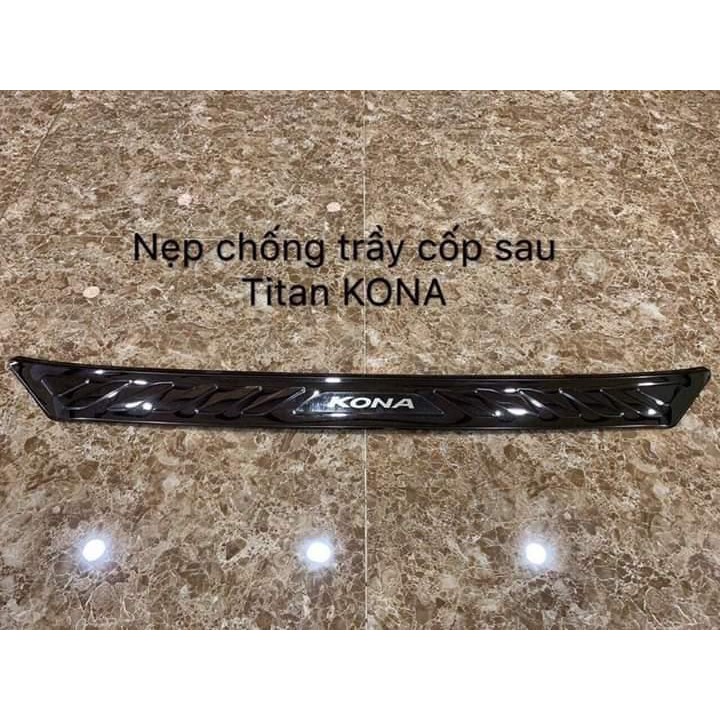 Chống trầy cốp trong ngoài xe KONA 2018 2019 2020 2021-mẫu titan