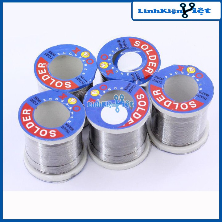 Combo 5 Cuộn Thiếc SOLDER-Ok 0.8mm (500g)