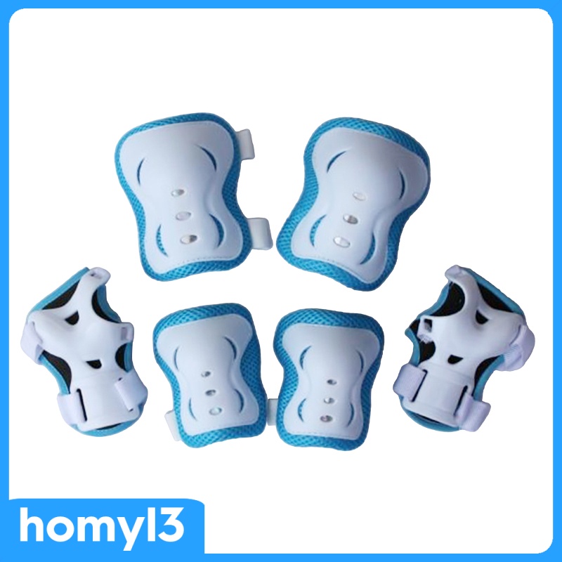 Bộ Đai Quấn Bảo Vệ Đầu Gối Và Khuỷu Tay 6 Trong 1 Cho Bé Khi Đi Xe Đạp / Trượt Ván