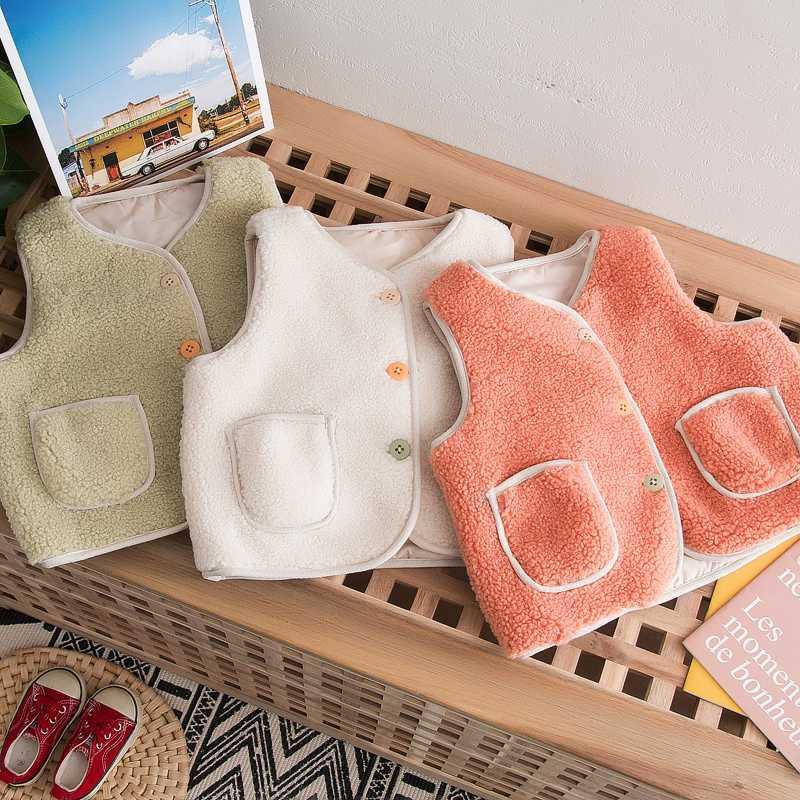 Áo Khoác Cardigan Không Tay Giữ Ấm Cho Bé