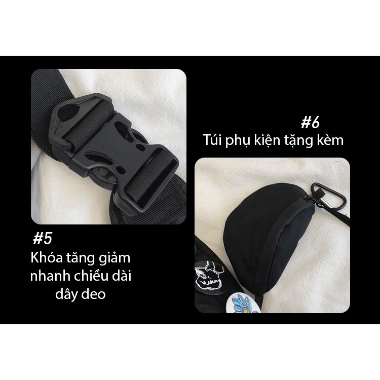 Túi đeo chéo phong cách thời trang đường phố cá tính AOPE