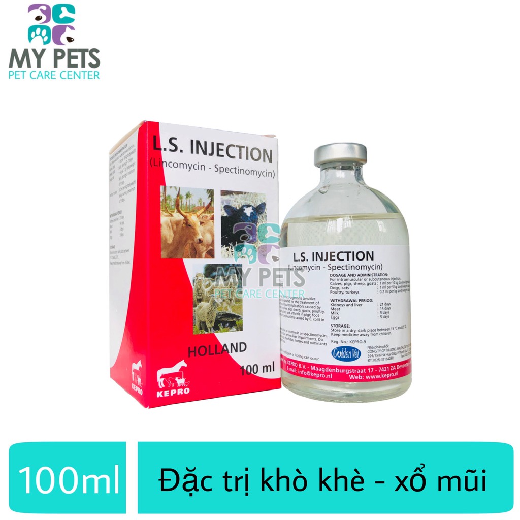 LINCO-SPECTIN (Hà lan) cho gà.đá - Lọ 100ml