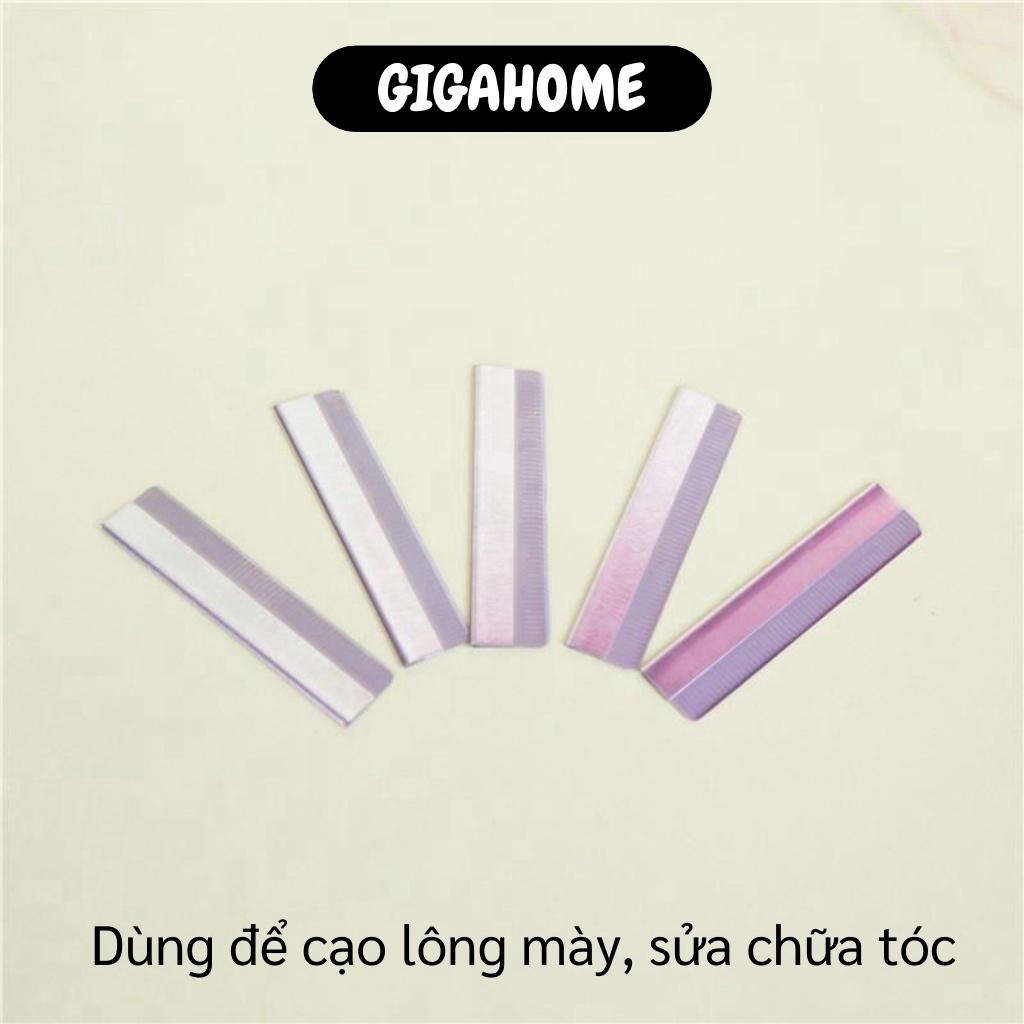 Lưỡi Dao Cạo GIGAHOME Dao Lam Tỉa Lông Mày Specal Chất Liệu Thép Không Gỉ, Bền 4523